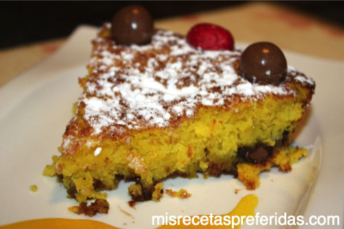 Bizcocho De Calabaza Naranja Y Chocolate