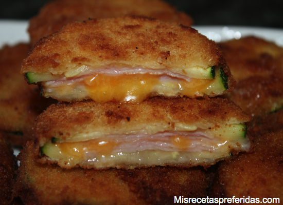 Calabacín Relleno De Queso Jamón Dulce Y Queso De Cabra Mis Recetas Preferidas
